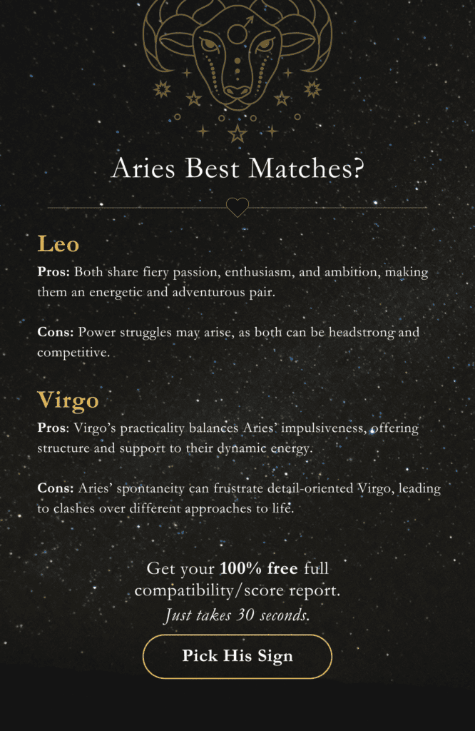 Aries compatibles signs