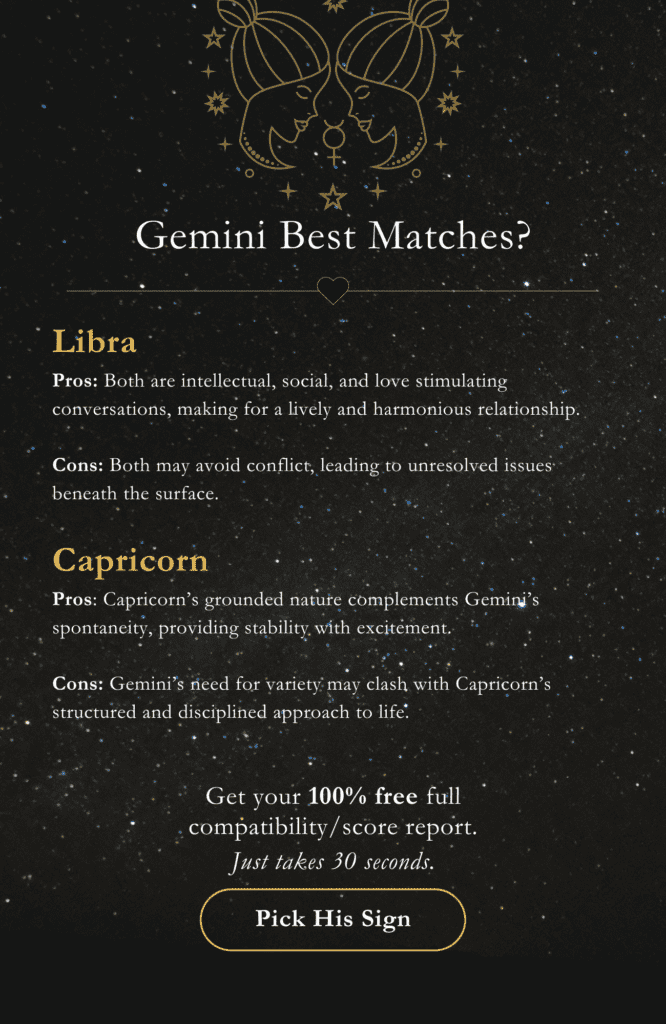 Gemini matches